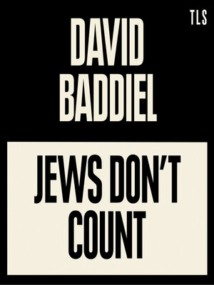 cover image of Jews Don't Count